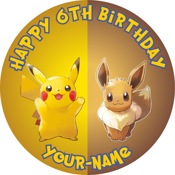 Pokemon Pikachu and Evee